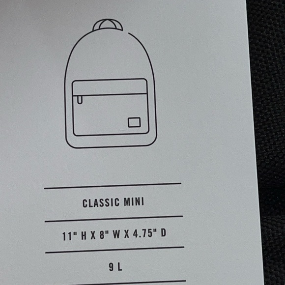 Herschel Blue Classic Mini Backpack NWT LAST ONE main image 4